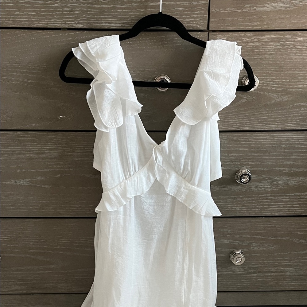 Blue Rain White Maxi Dress (Francesca’s boutique)